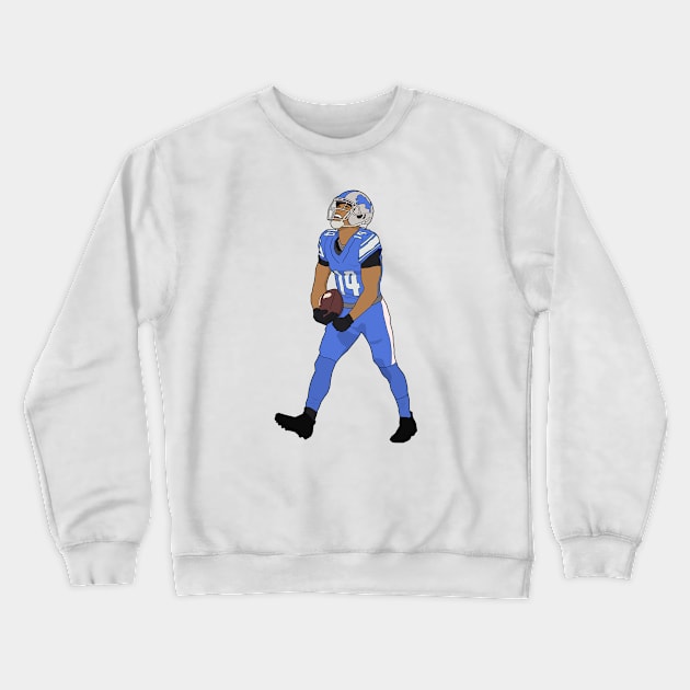 Amon Ra St Brown Animated Crewneck Sweatshirt by whelmd